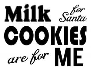 Free Milk and Cookies SVG File Download