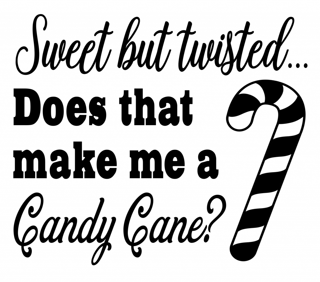 Free Candy Cane SVG File
