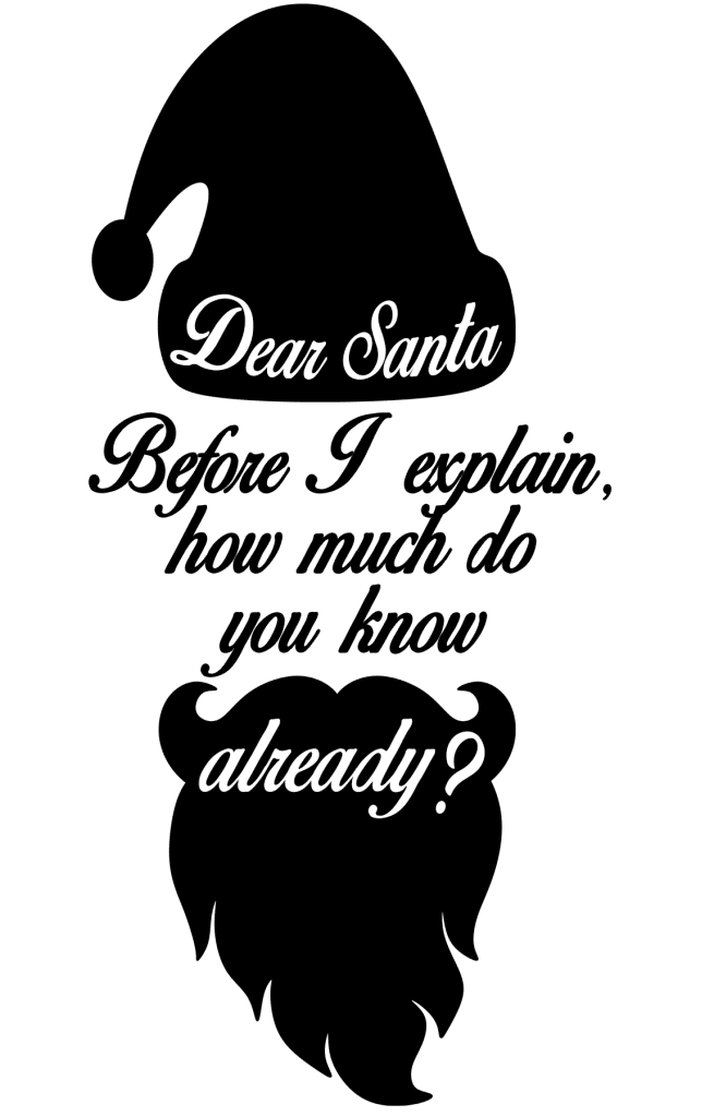 Free Dear Santa SVG File
