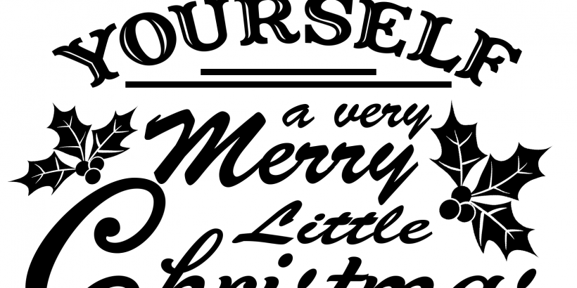 Free Merry Little Christmas SVG File