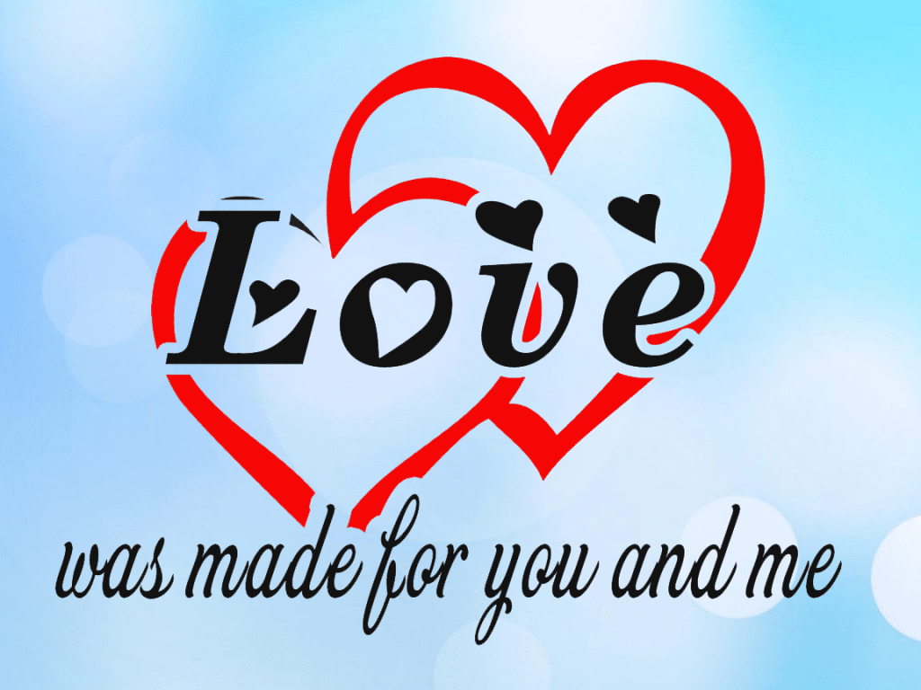 Free Love is made for you and me SVG File