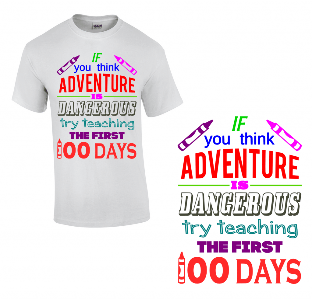 Free 100 Days Adventure SVG Cutting File