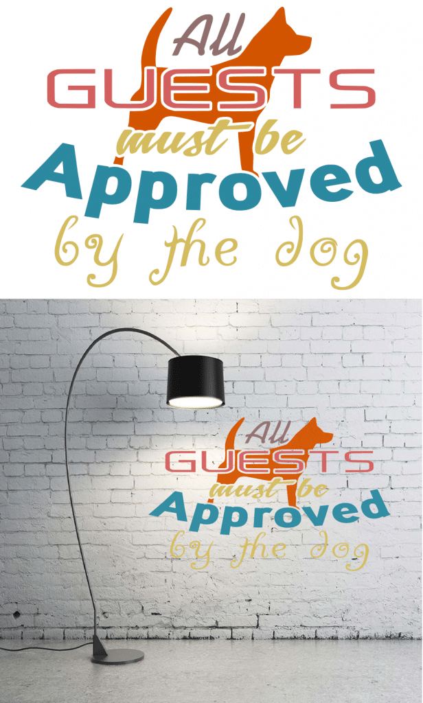 Free Approved my the Dog SVG Cutting File