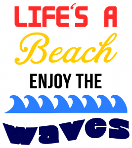 FREE Lifes a Beach SVG Cutting File