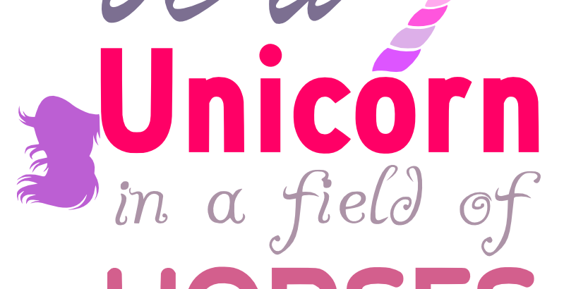 Free Unicorn SVG Cutting File