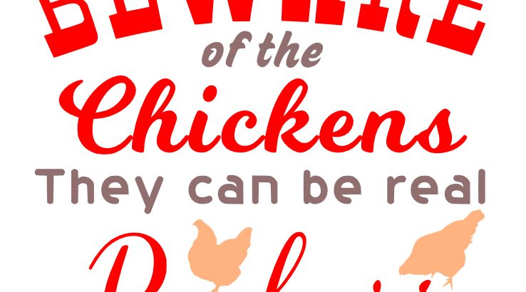 Free Chickens SVG Cutting File