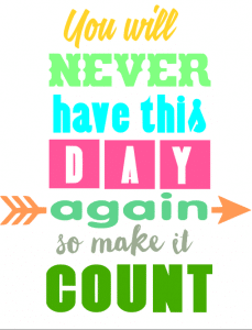Free Make it Count SVG Cutting File