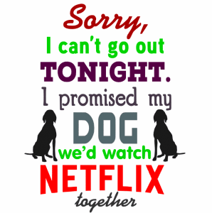 Free Netflix Dog SVG Cutting File