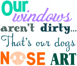 Free Dog Nose Art SVG Cutting File