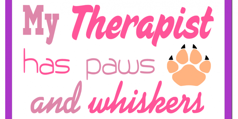 Free Cat Therapist SVG Cutting File