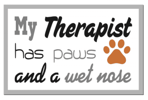 Free Dog Therapy SVG Cutting File