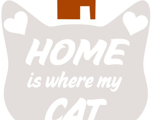 Free Home Cat SVG Cutting File