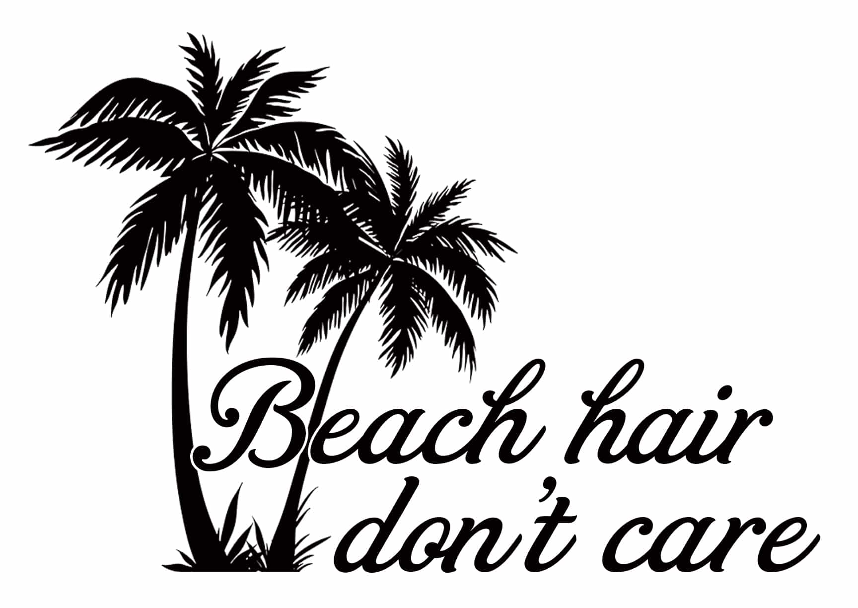 Free Beach Hair SVG Cutting File