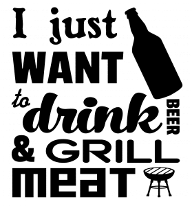 Free Drink and Grill SVG Cutting File