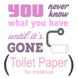 Free Toilet Paper SVG Cutting File