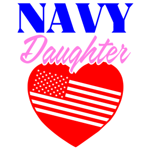 Free Navy Daughter SVG Cutting File