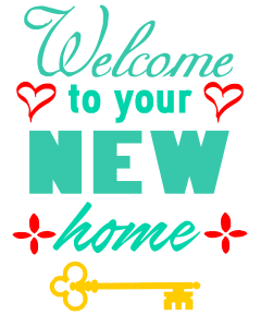 Free Welcome to your New Home SVG File