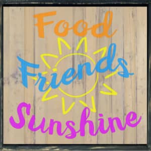Free Foods Friends Sunshine SVG File