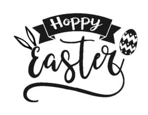 Free Hoppy Easter SVG File