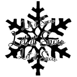 Free Let it Snow SVG File