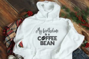 Free Coffee Birthstone SVG File