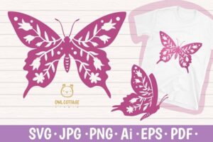 Free Butterfly SVG File for the Cricut