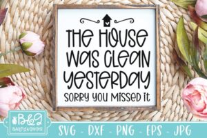 Free Clean House SVG File