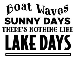 Free Lake Days SVG File