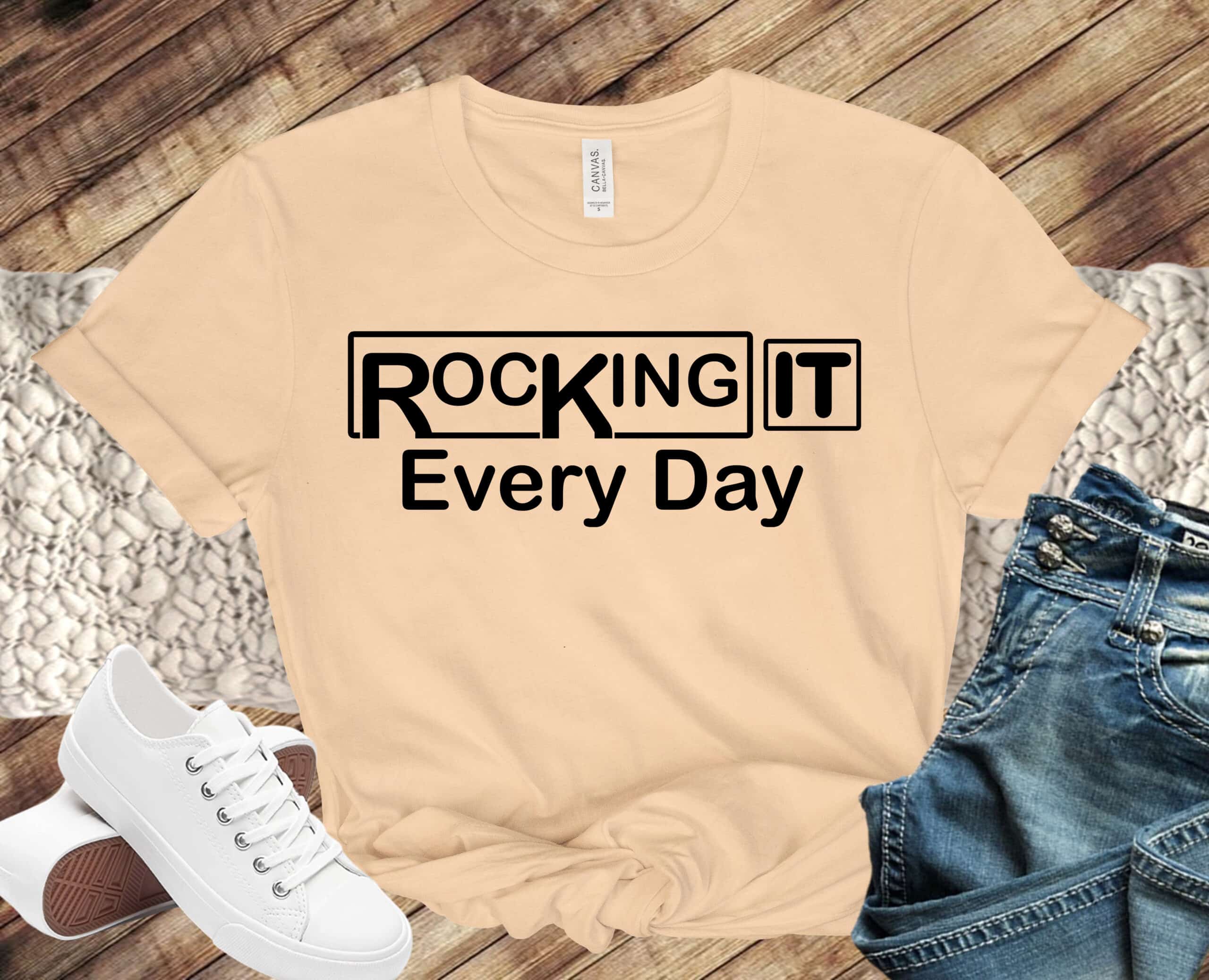 Free Rocking It Every Day SVG File