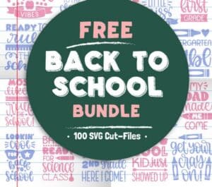 The Free Back To School SVG Bundle