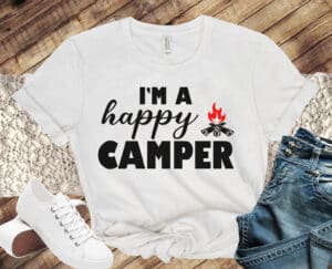 Free I'm a Happy Camper SVG File