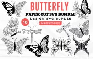 Free Butterfly SVG Cutting Bundle
