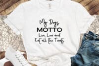 Free My Dogs Motto SVG File